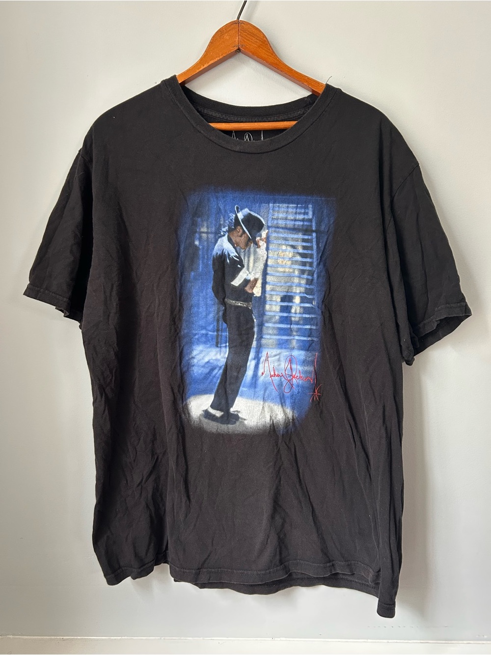 Michael Jackson Shirt Extra Large XL Spell Out Retro Graphic Top Hype Core Go